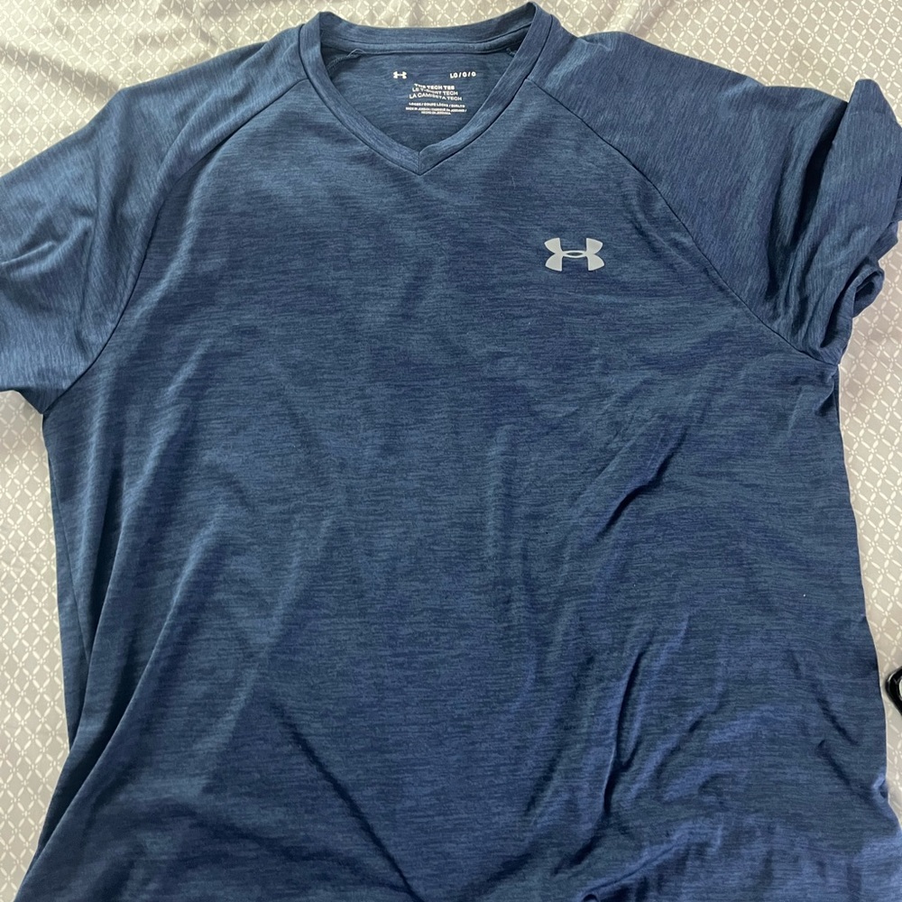 Under Armour Blue Short Sleeve Tee Performance Comfort
